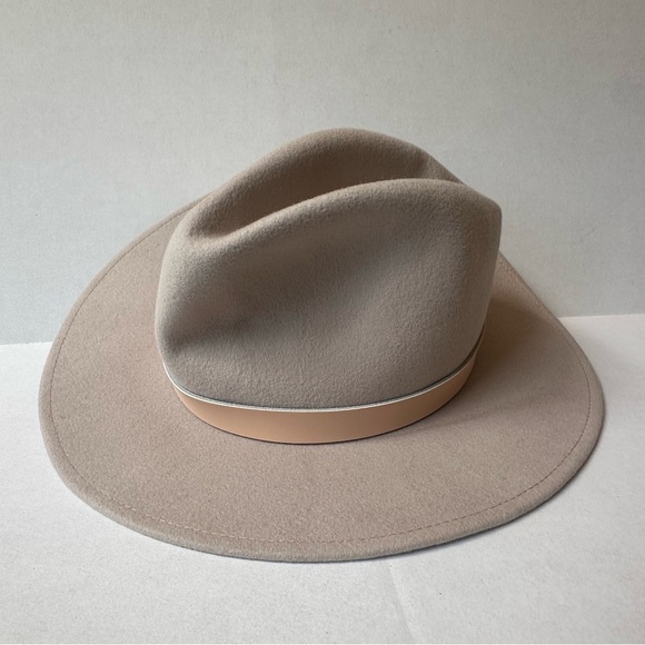 Gigi Pip Tan “Shiloh Fedora” Wool Hat Size 57 Small/ Medium Excellent Condition! - Picture 5 of 12